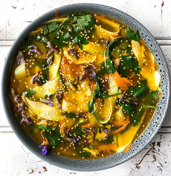 Filipino Style chicken & Veggie Soup
