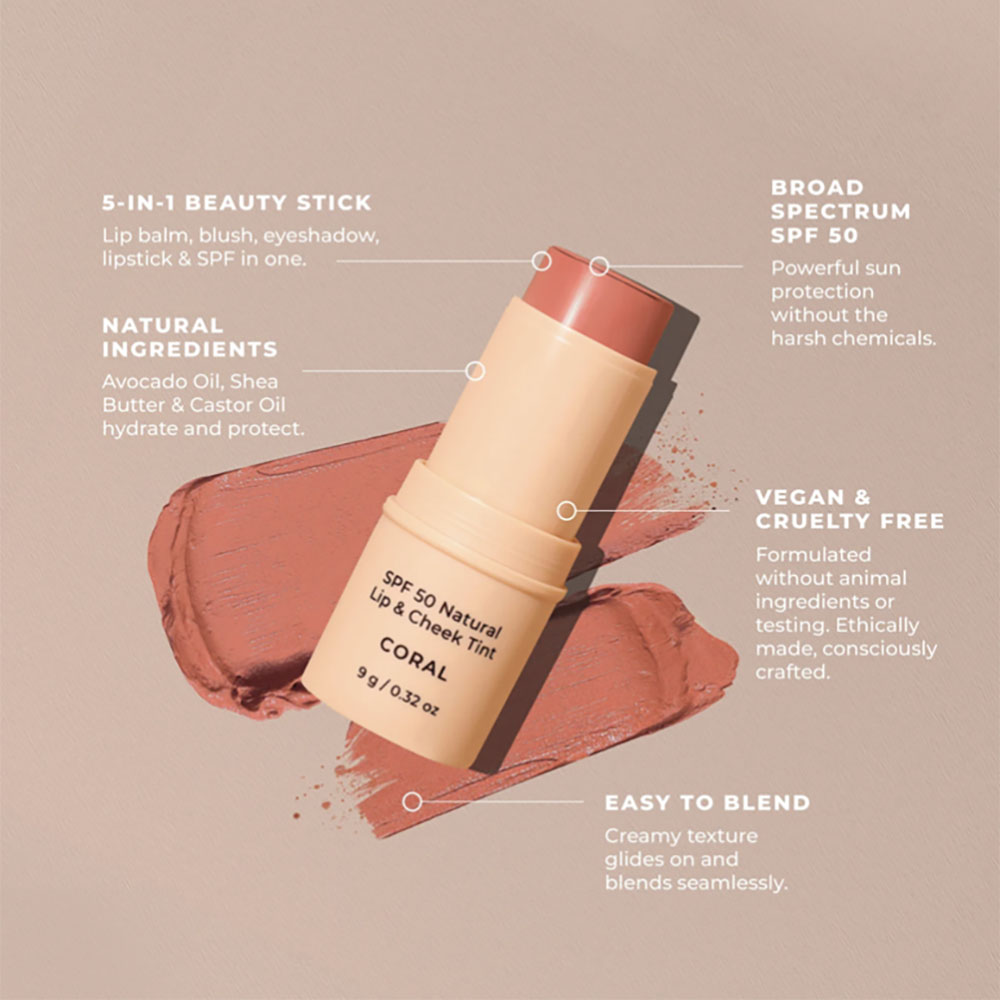 SPF 50 Natural Lip & Cheek Tint - Image 7