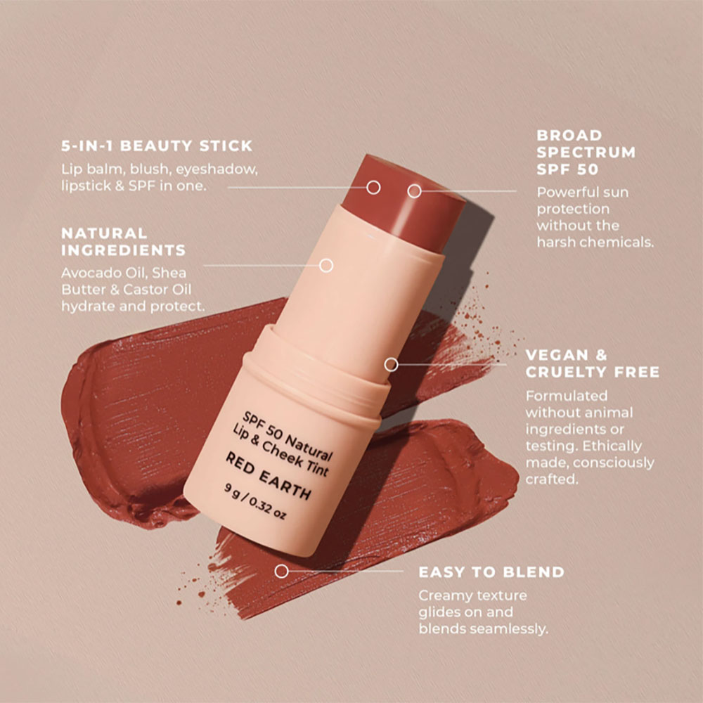 SPF 50 Natural Lip & Cheek Tint - Image 15