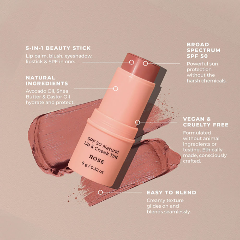 SPF 50 Natural Lip & Cheek Tint - Image 19