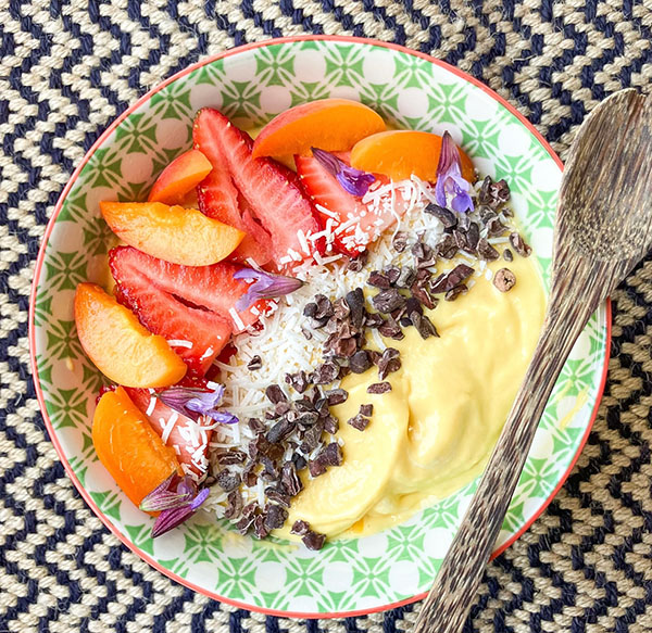 Soothing Mango Smoothie Bowl