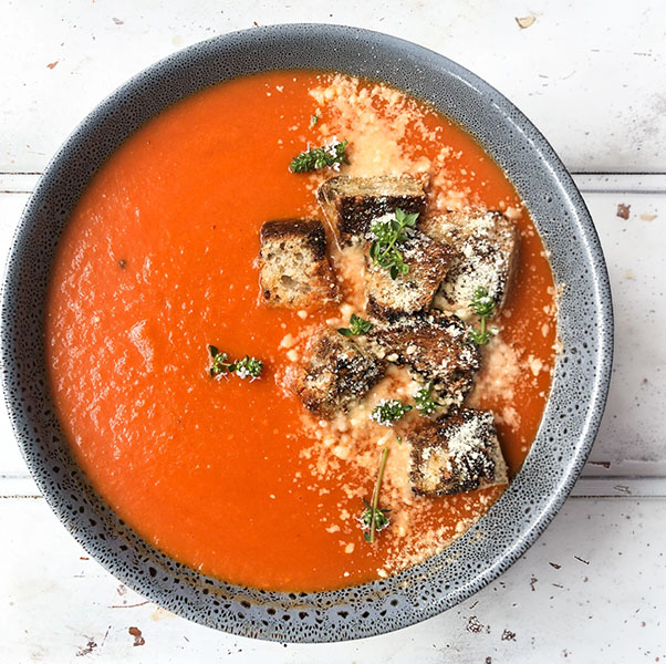 Tomato & Sweet Potato Soup